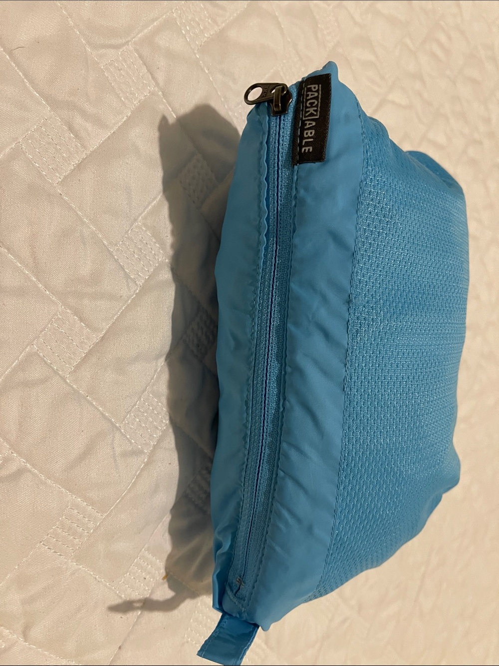 packable raincoat Columbia Light Blue Women's jacket - Picture 10 of 10